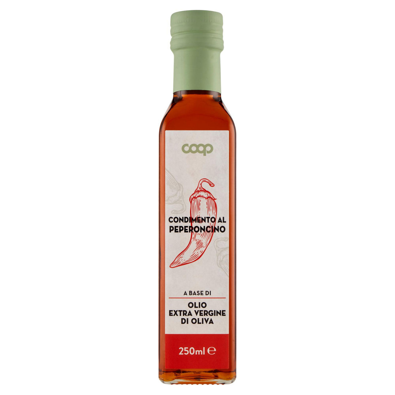 Condimento a base di olio extravergine di oliva aromat. al peperonc.coop ml 250