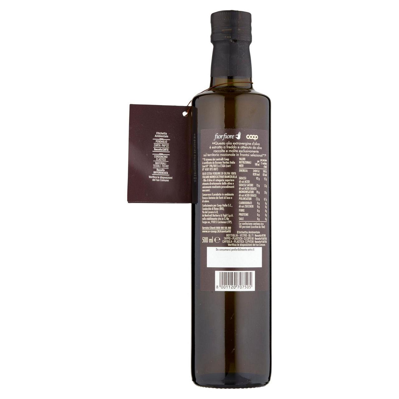 Olio extra vergine di oliva 100% italiano varietà Biancolilla 500 ml - Immagine 21