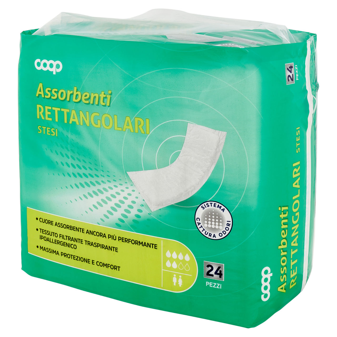 Assorbenti per incontinenza rettangolari 24 pz - Immagine 21