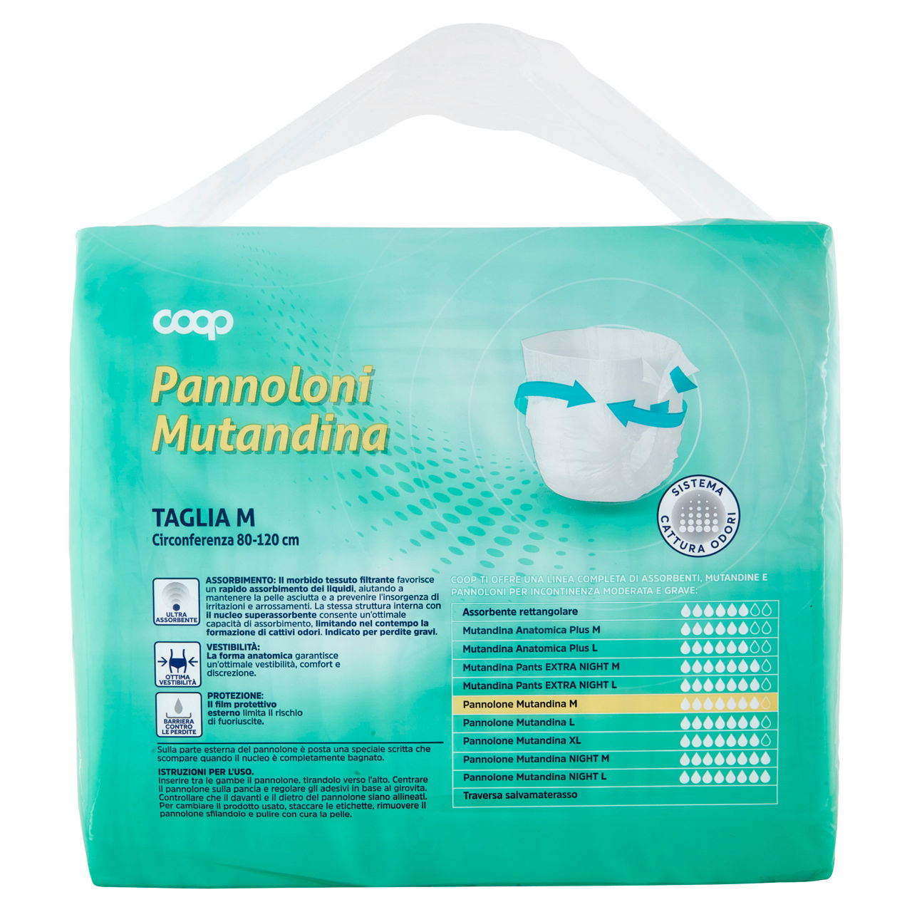 Assorbenti per incontinenza coop mutandina misura media busta pz 15 - Immagine 11