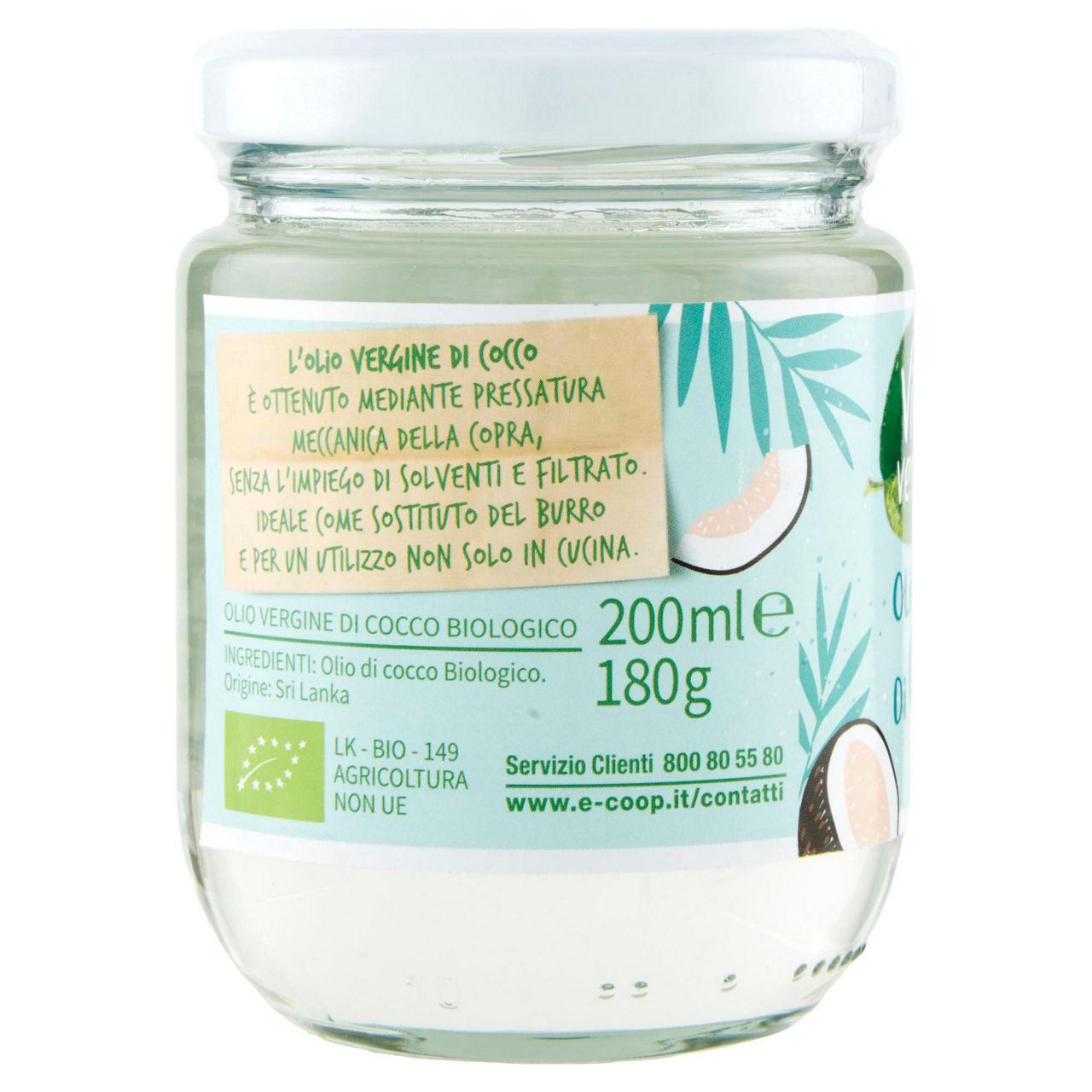 Olio di cocco bio vivi verde coop ml200 - Immagine 21