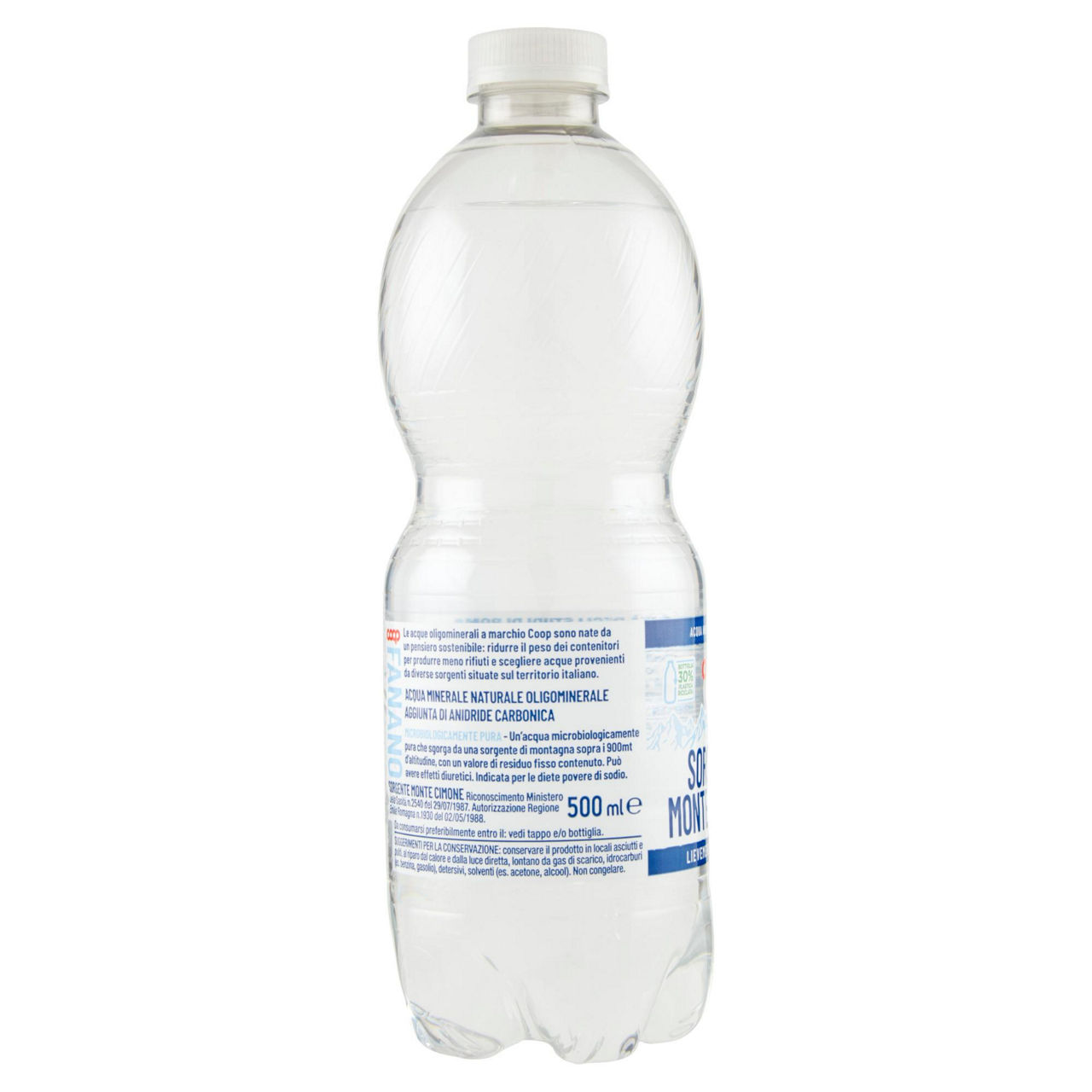 Acqua minerale leggermente frizzante fonte Monte Cimone 500 ml - Immagine 41