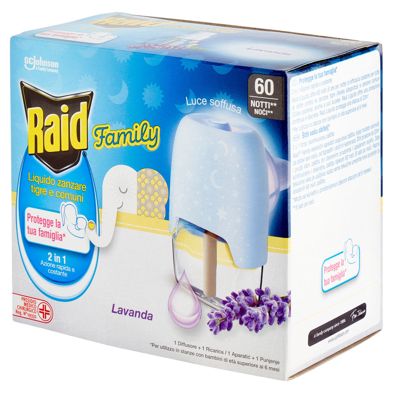 Insetticida elettroemanatore raid family base+ricarica 60notti ml 36 pz.1 - Immagine 31