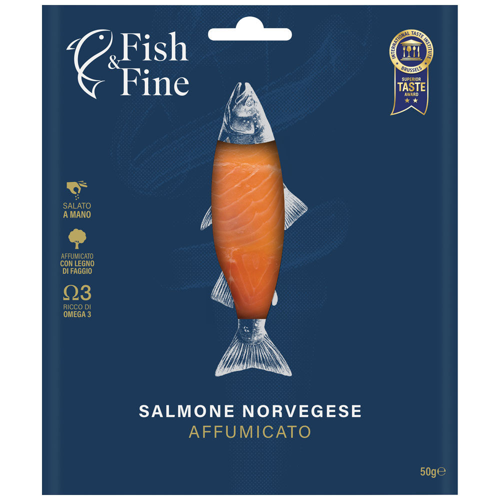 Salmone Norvegese affumicato 50 gr