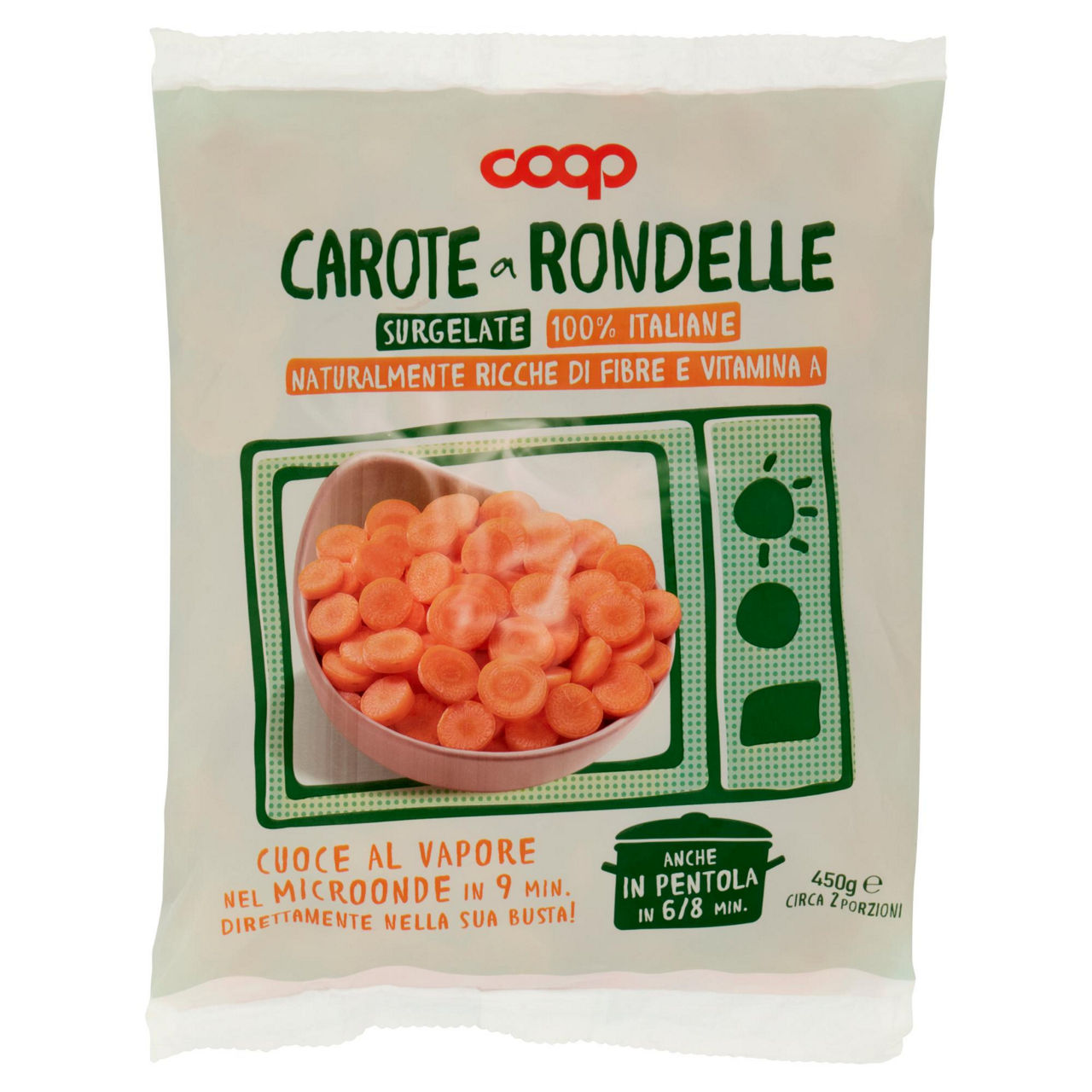 Carote a rondelle surgelate 450 gr