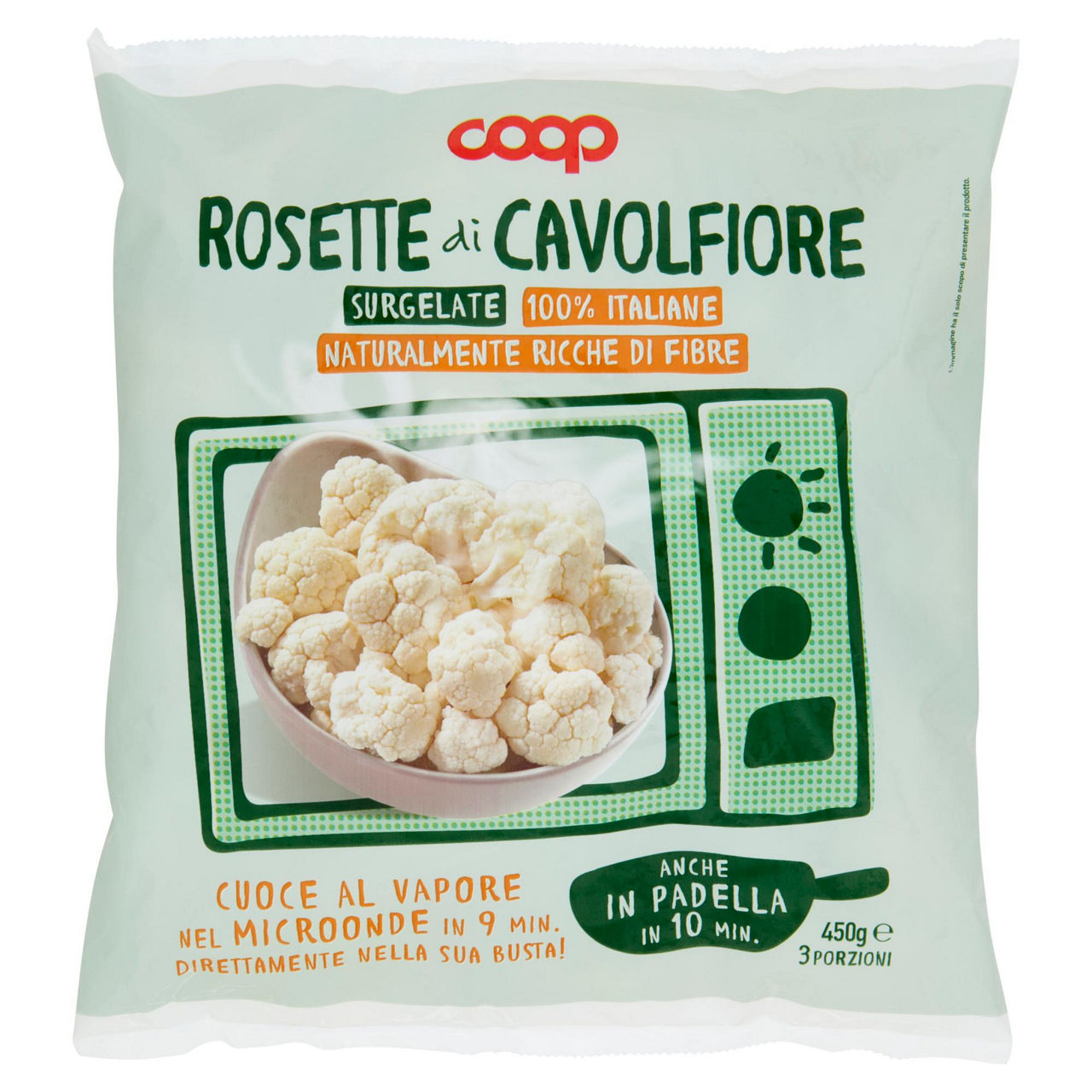 Cavolfiore a rosette surgelato 450 gr - Immagine 01