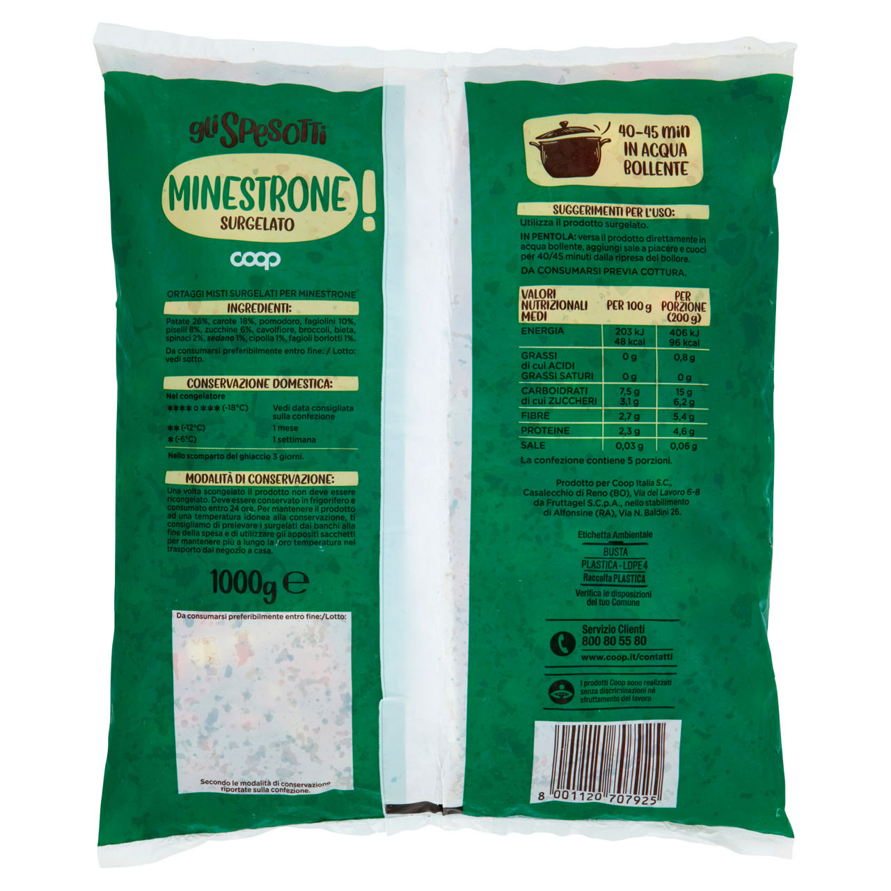 Minestrone surgelato 1 kg - Immagine 21