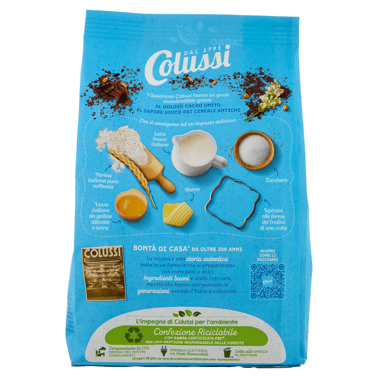 Biscotti Quadricao con cacao e cereali antichi 500 gr - Immagine 31