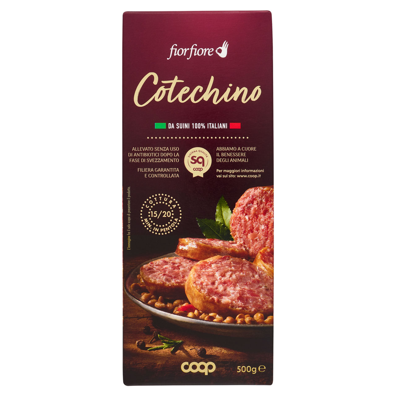 Cotechino precotto 500 gr - Immagine 01