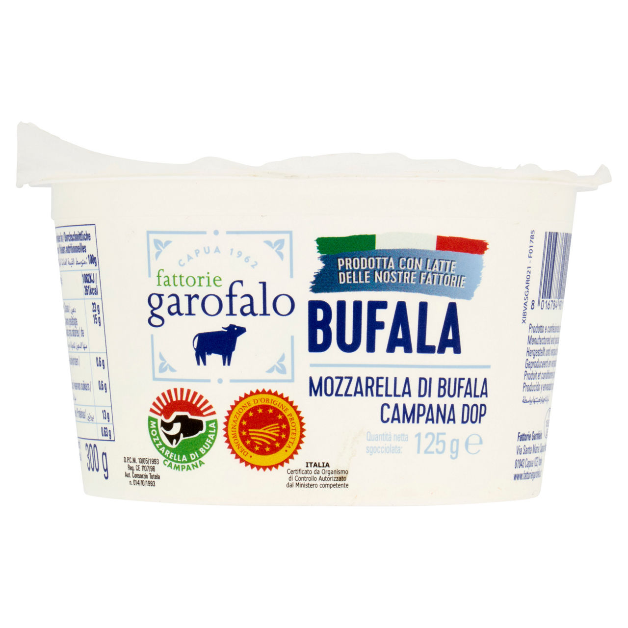 Mozzarella di Bufala Campana DOP 125 gr - 1