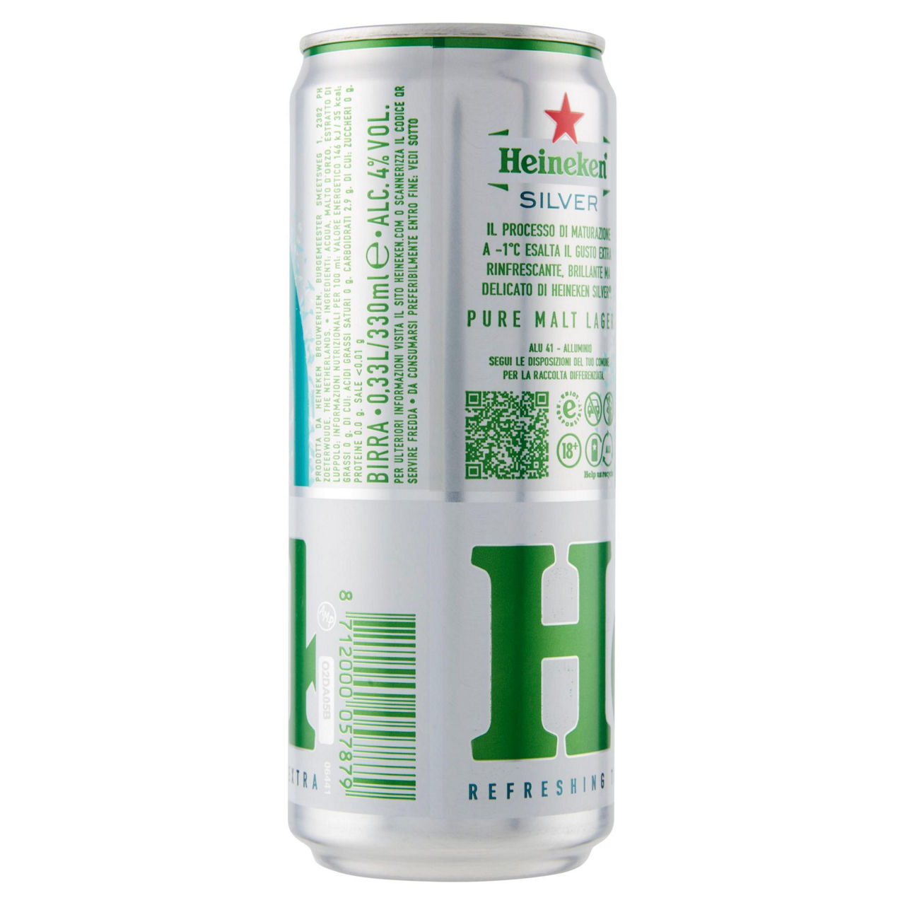 Birra Heineken Silver in lattina 330 ml - Immagine 21