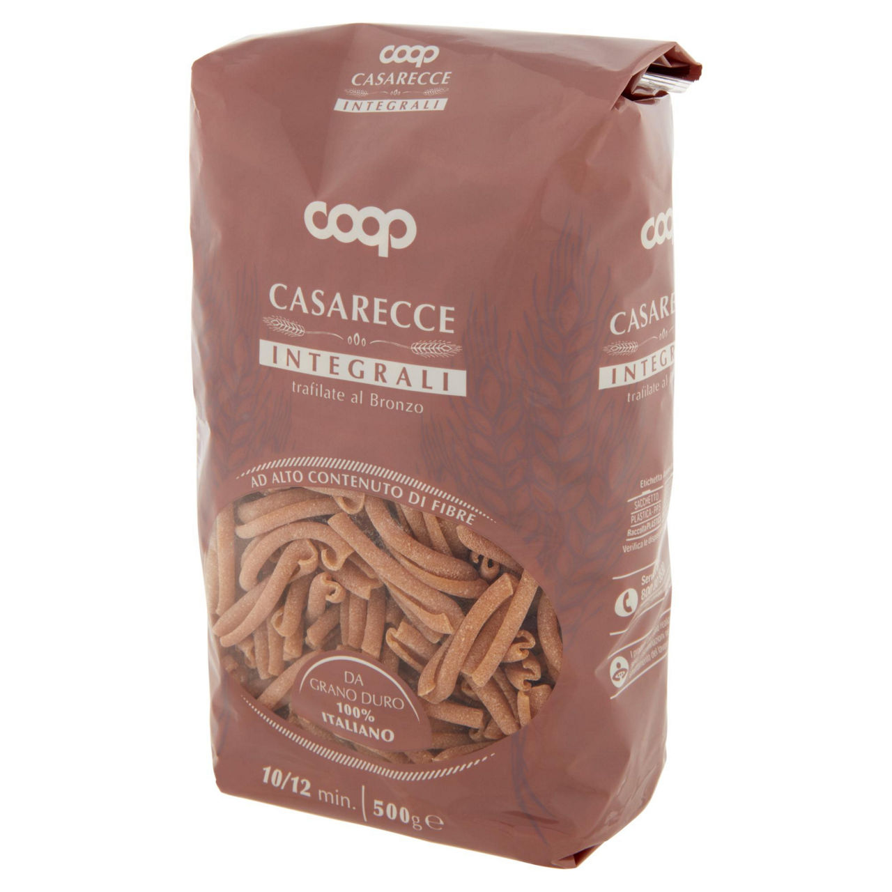 Casarecce integrali coop grano 100% italiano g500 - Immagine 11