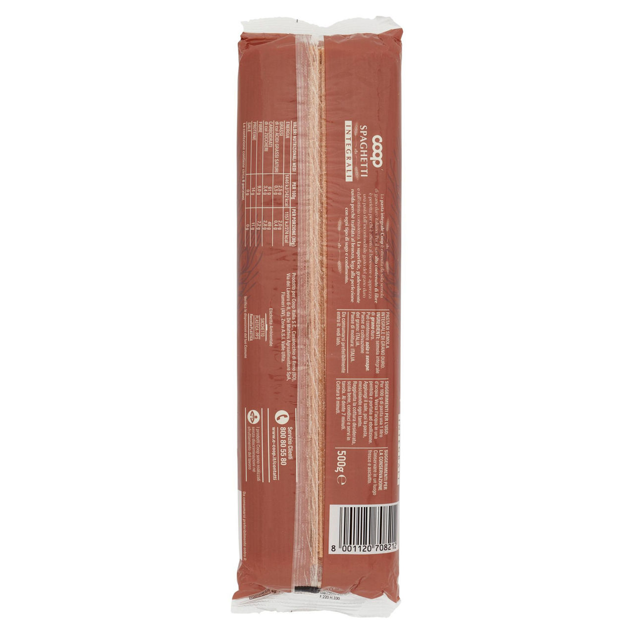Spaghetti integrali coop grano 100% italiano g500 - Immagine 21