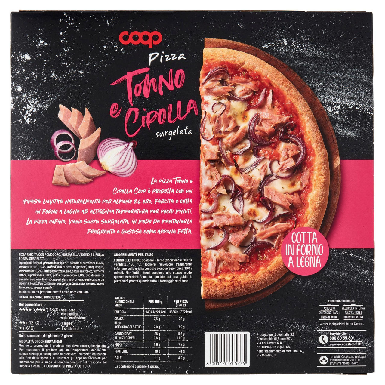 Pizza tonno e cipolla 390 gr - Immagine 11