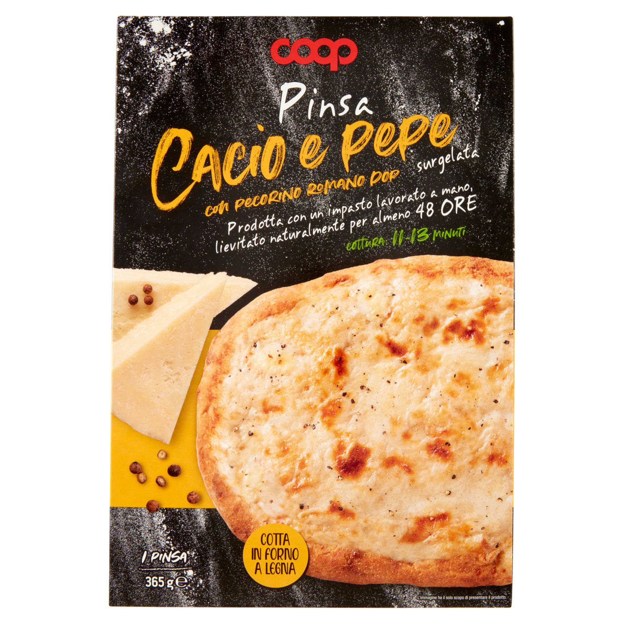 PINSA CACIO E PEPE SURG. COOP G 365 - Immagine 01