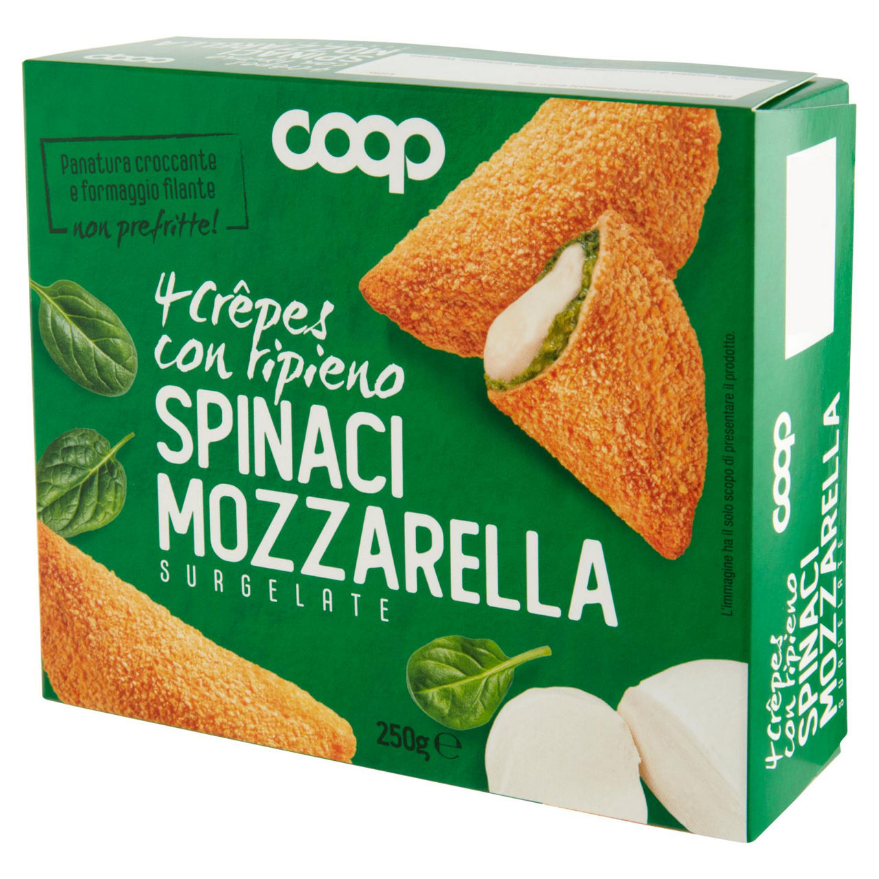 Crêpes con ripieno di spinaci e mozzarella 4 pz 250 gr - Immagine 61