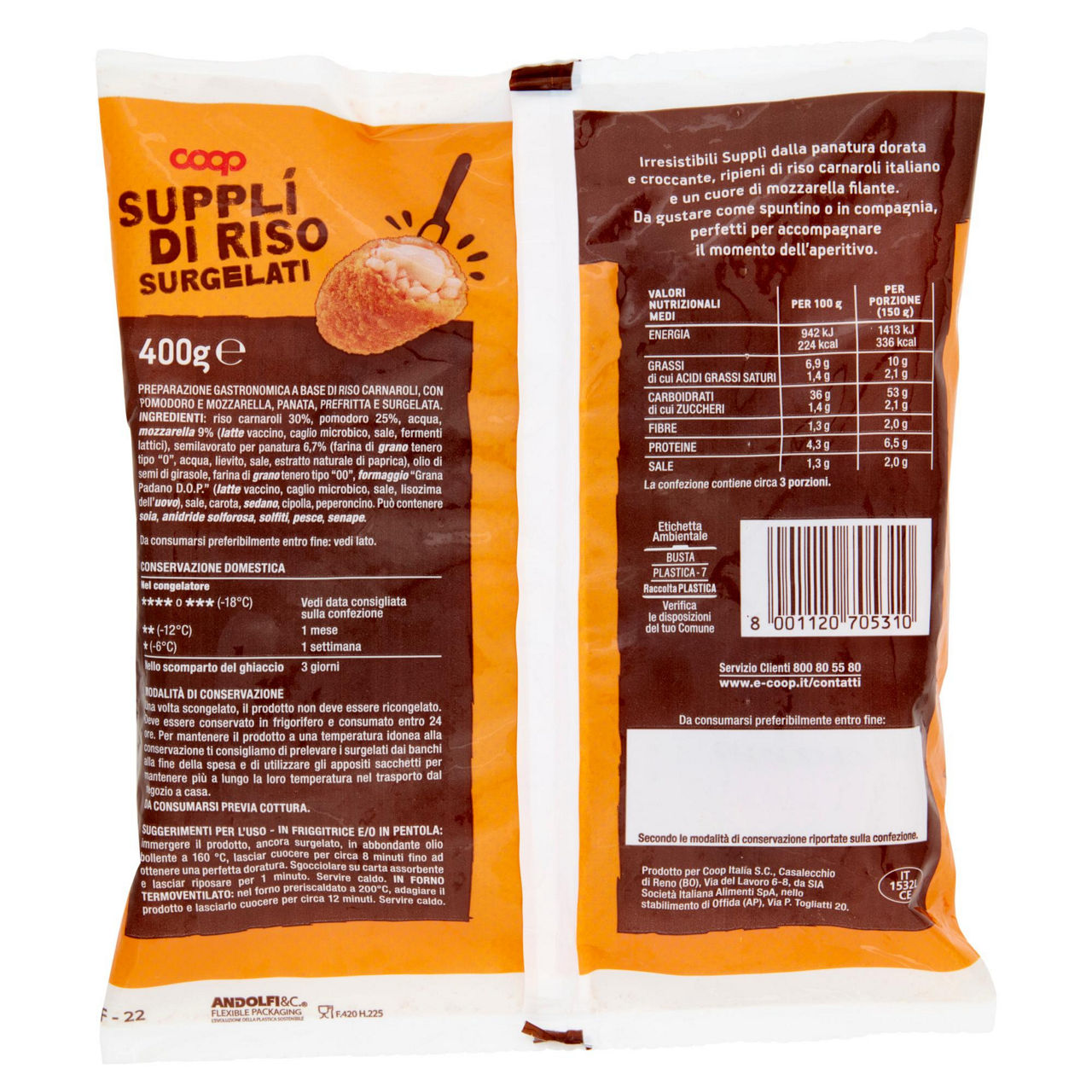 Supplì di riso 400 gr - Immagine 51