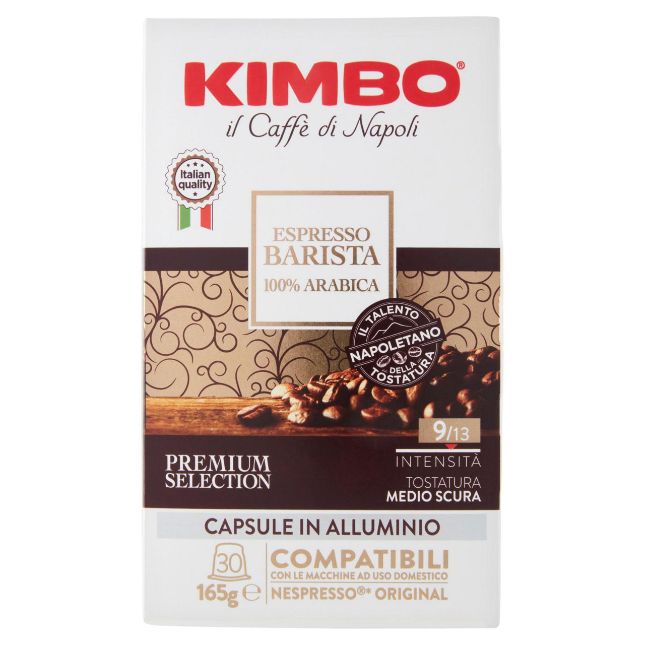 Caffè in capsule espresso barista 100% Arabica compatibili con Nespresso Original 30 pz