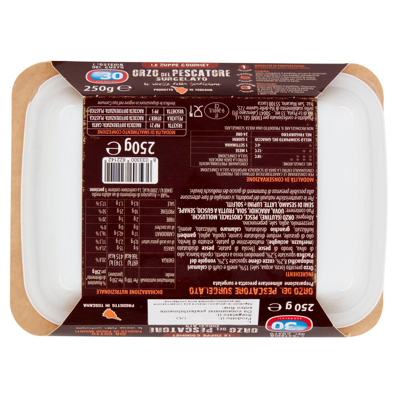 ORZO DEL PESCATORE MENO 30 OSTERIA DEL GUSTO 250GR - Immagine 21