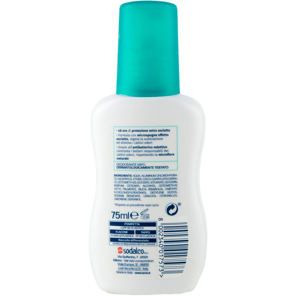 Deodorante vapo Pure Talc extra asciutto 75 ml - Immagine 71