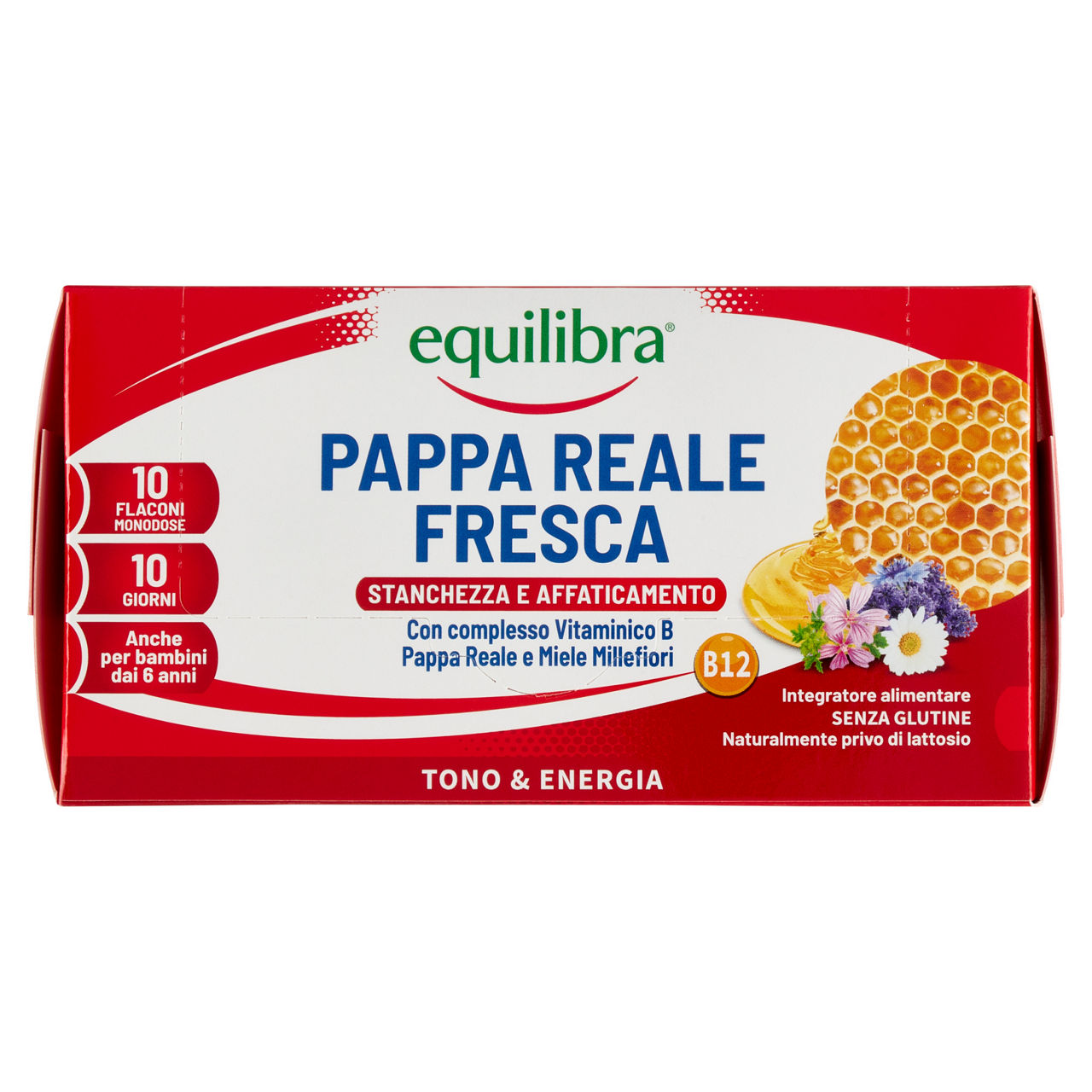 Integratore alimentare pappa reale fresca stanchezza e affaticamento 10 flaconi monodose - Immagine 01