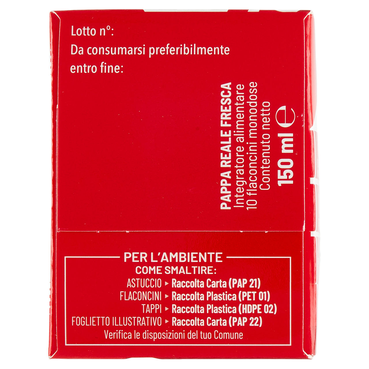Integratore alimentare pappa reale fresca stanchezza e affaticamento 10 flaconi monodose - Immagine 21