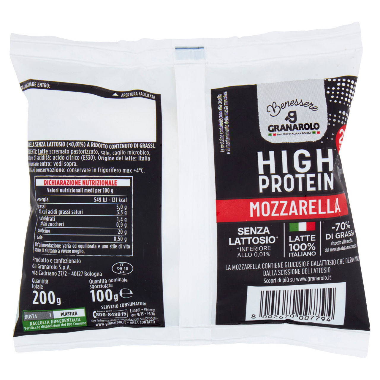 Mozzarella proteica 100 gr - Immagine 41