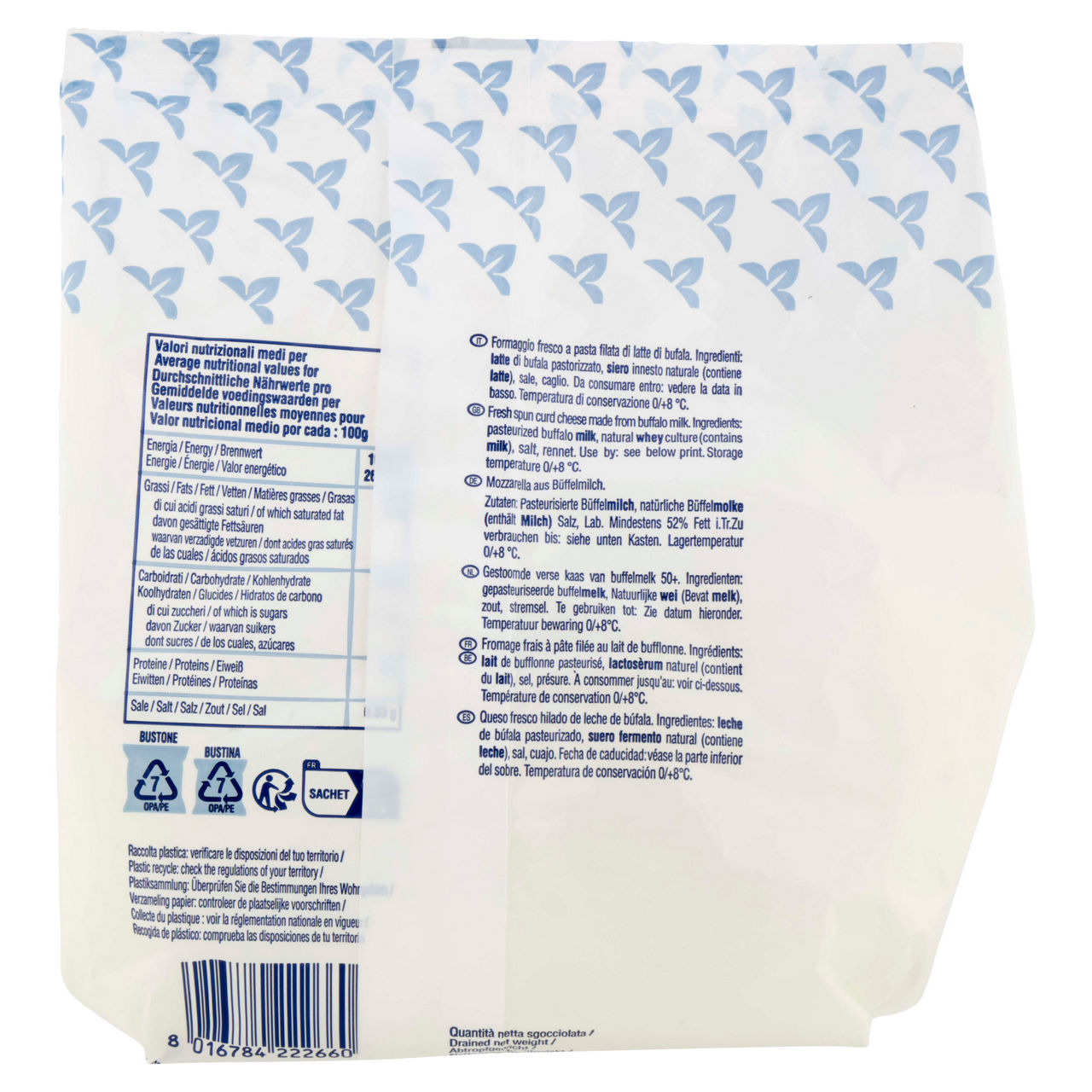 Mozzarella di Bufala Campana DOP 3 pz da 125 gr - Immagine 21