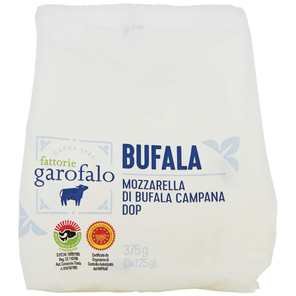 Mozzarella di Bufala Campana DOP 3 pz da 125 gr
