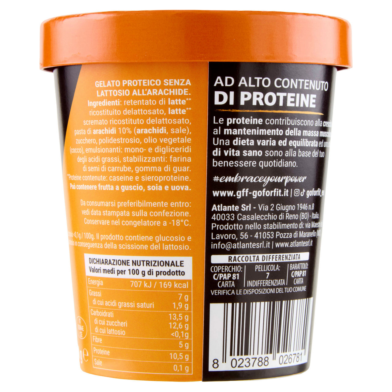 GELATO HIGH PROTEIN ARACHIDE GO FOR FIT G 300 - Immagine 41