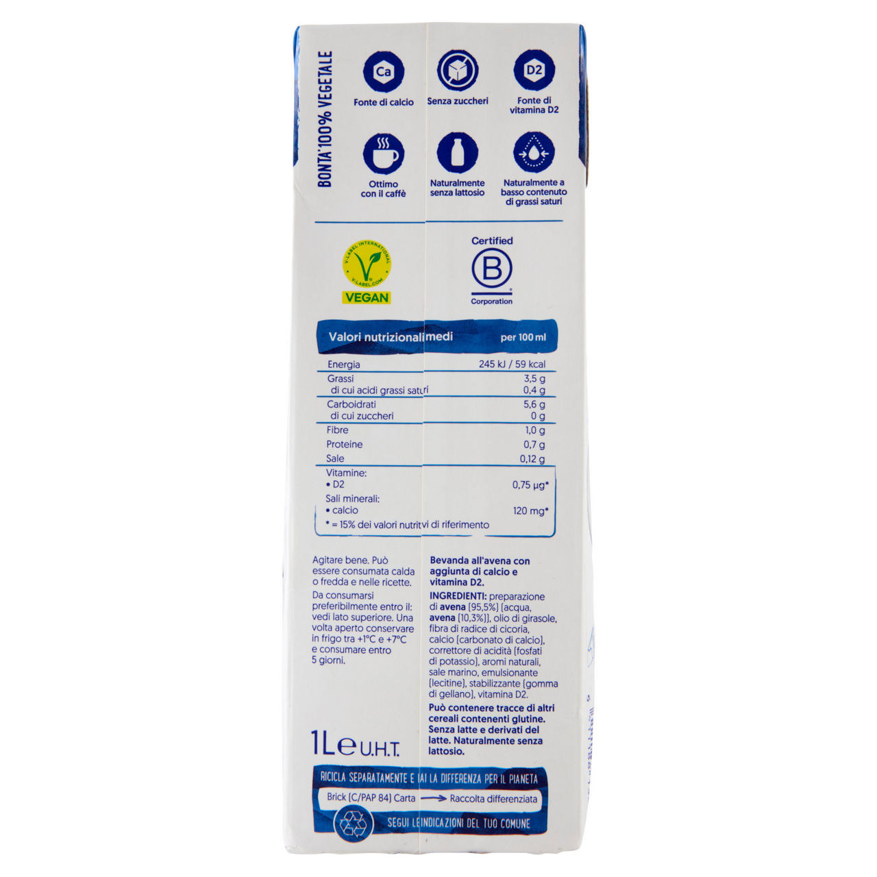 Bevanda vegetale gusto latte 1 lt - Immagine 41