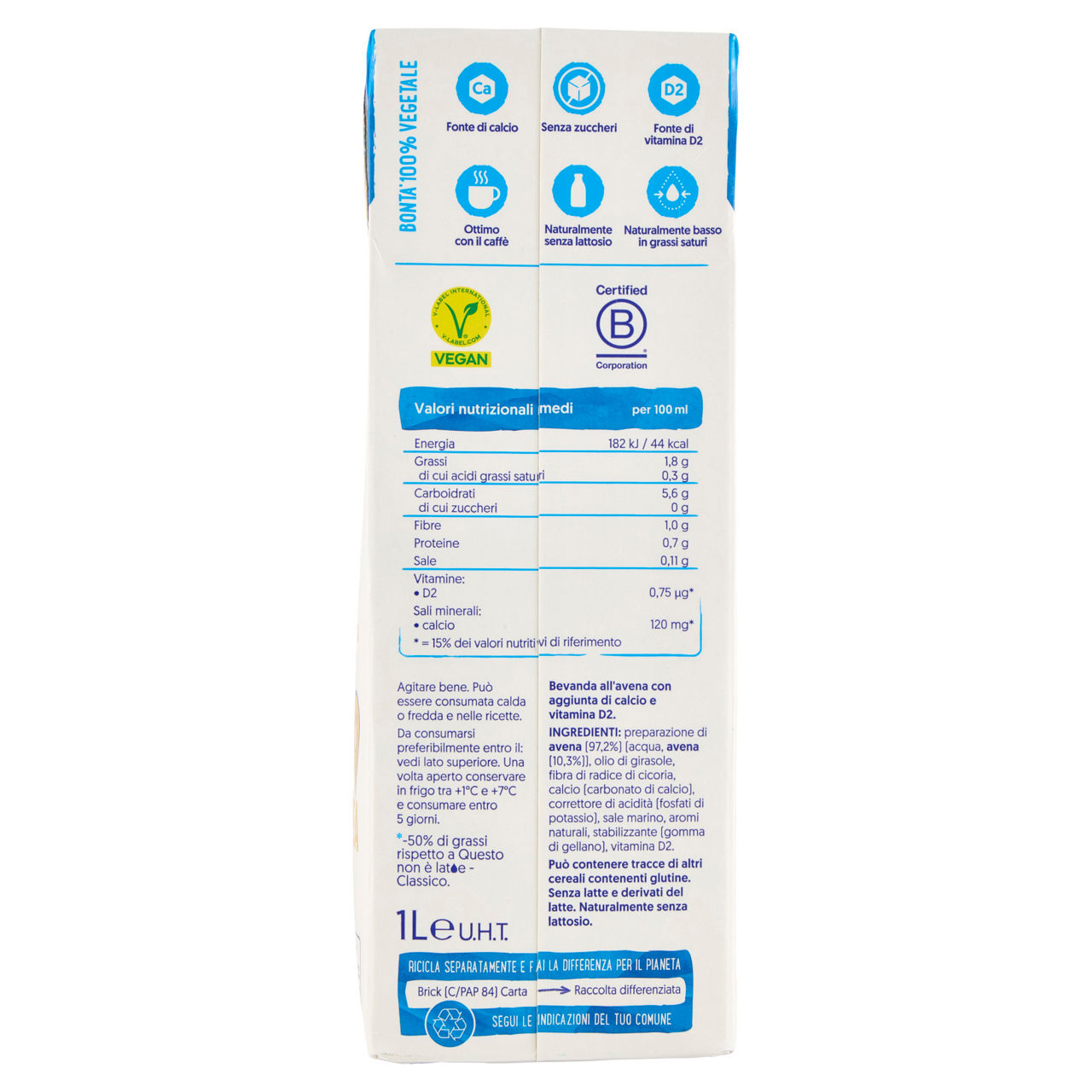 Bevanda vegetale gusto latte light 1 lt - Immagine 51