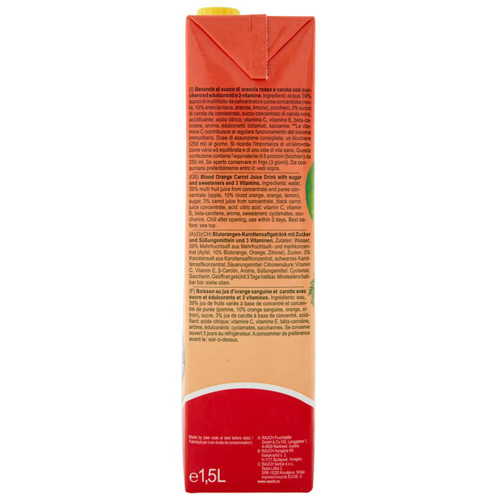 Succo di frutta arancia rossa e carota 1,5 lt - Immagine 11