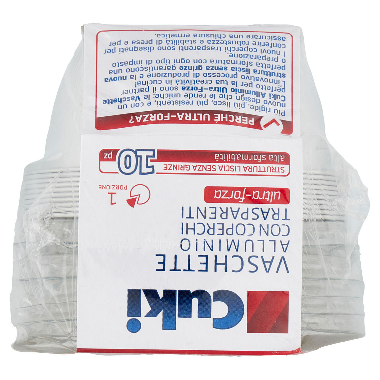 Vaschette in alluminio con coperchi 10 pz - Immagine 41