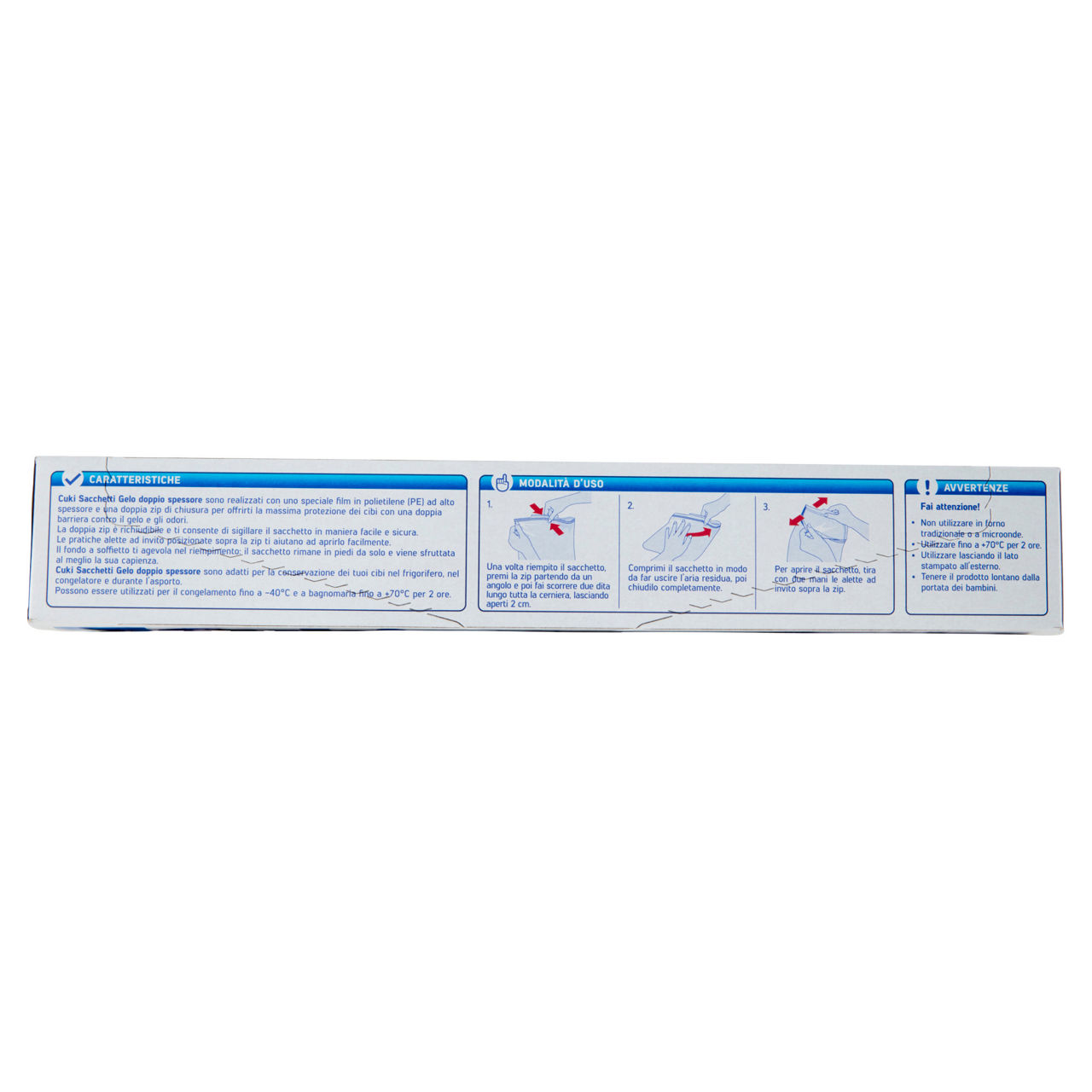 Sacchetti gelo cuki doppio spessore medi 3lt 27x24cm pz.10 - Immagine 31