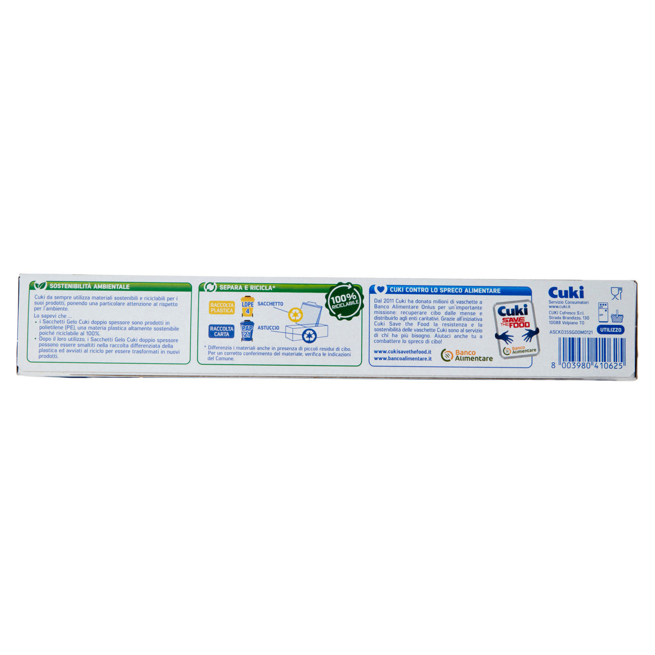 Sacchetti gelo cuki doppio spessore medi 3lt 27x24cm pz.10 - Immagine 11