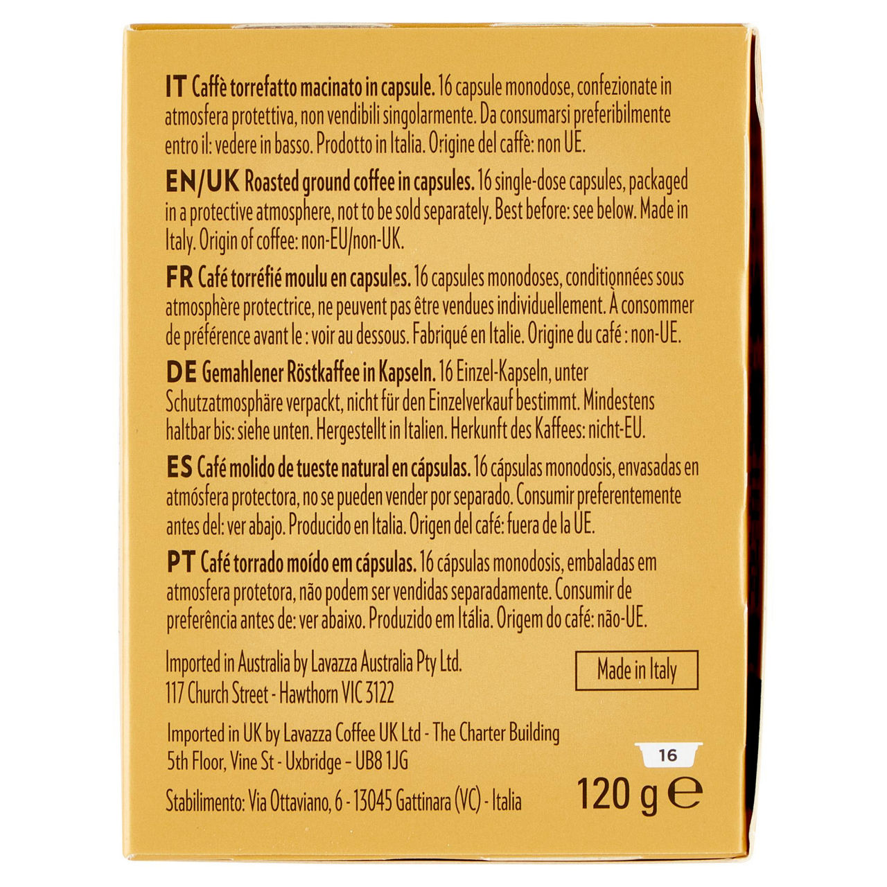 Caffè in capsule qualità Oro 16 pz - Immagine 31