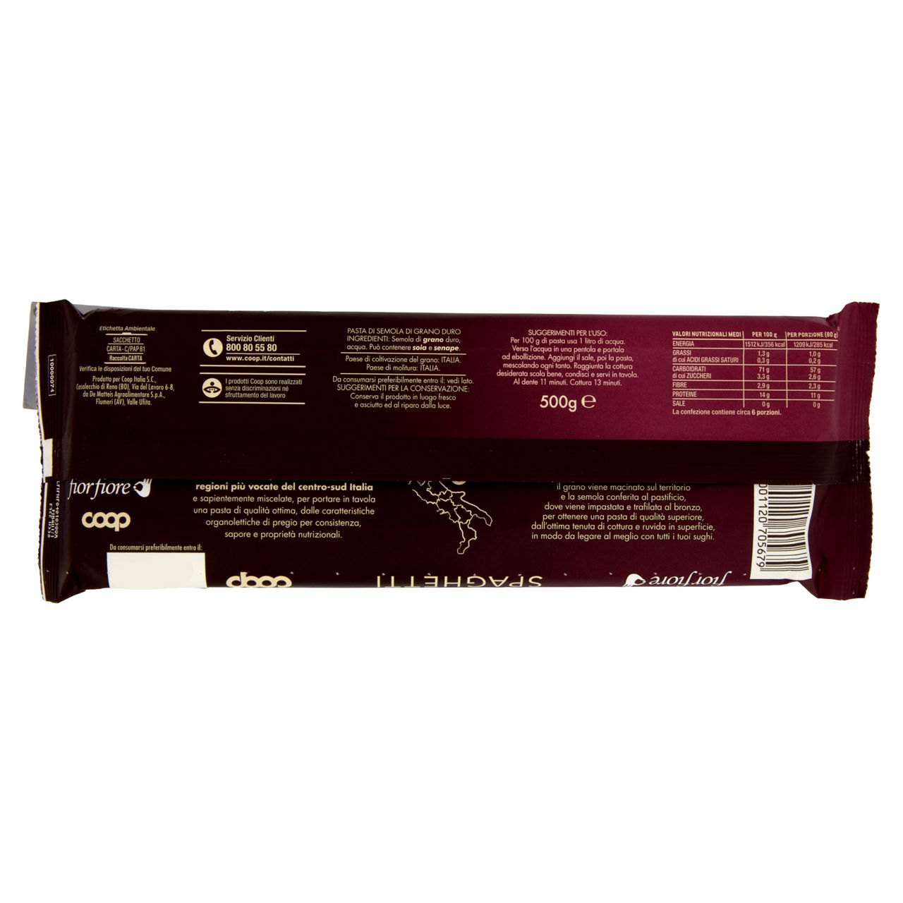 Spaghetti pasta di semola di grano duro 3 Grani Pregiati Italiani 500 gr - Immagine 21
