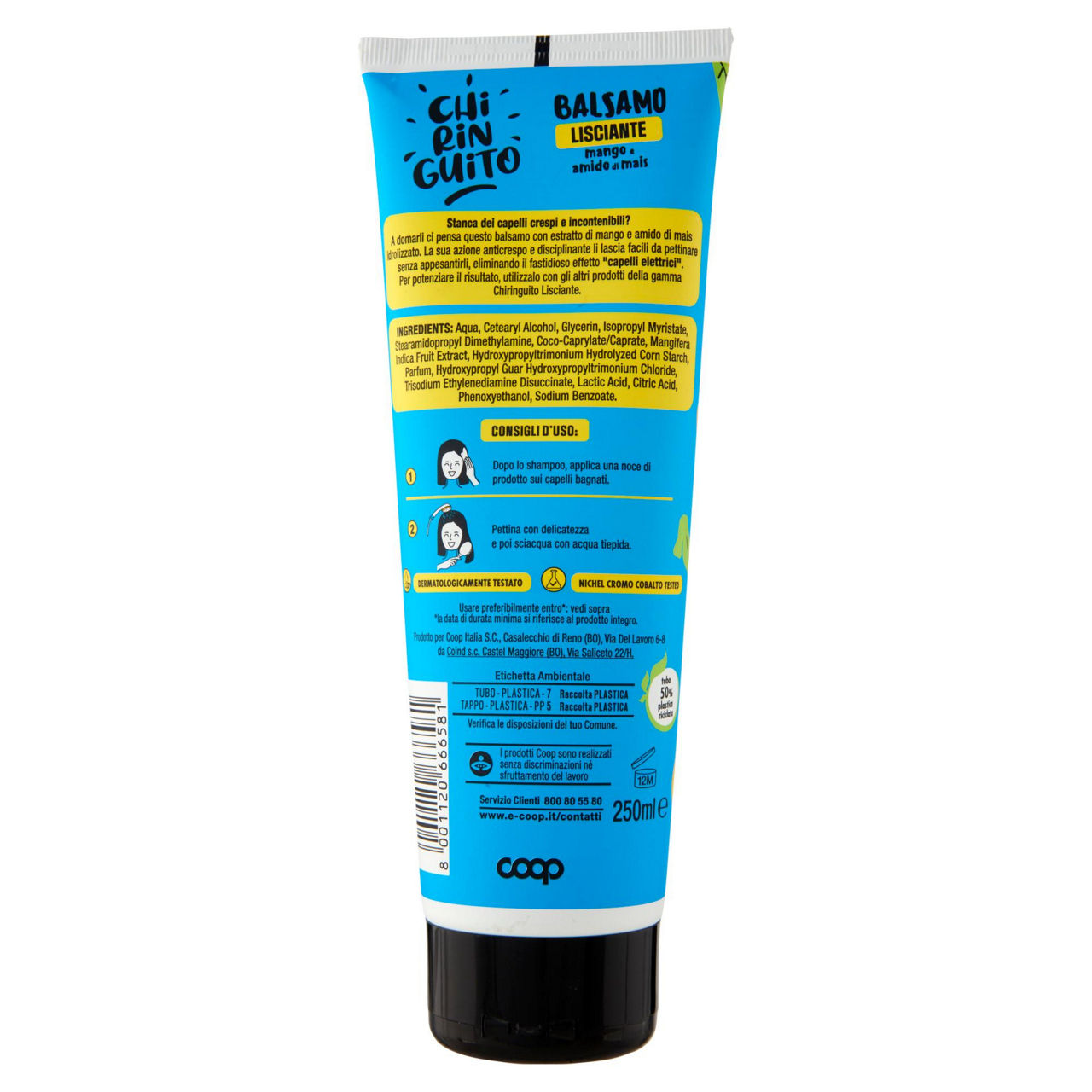 Balsamo lisciante mango e amido di mais chiringuito coop ml 250 - Immagine 11