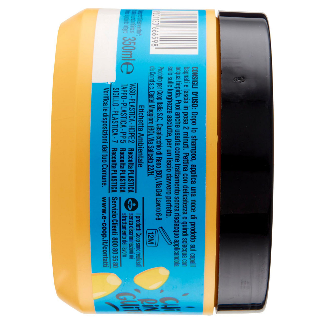 Maschera capelli lisciante mango e amido di mais chiringuito coop ml 350 - Immagine 11
