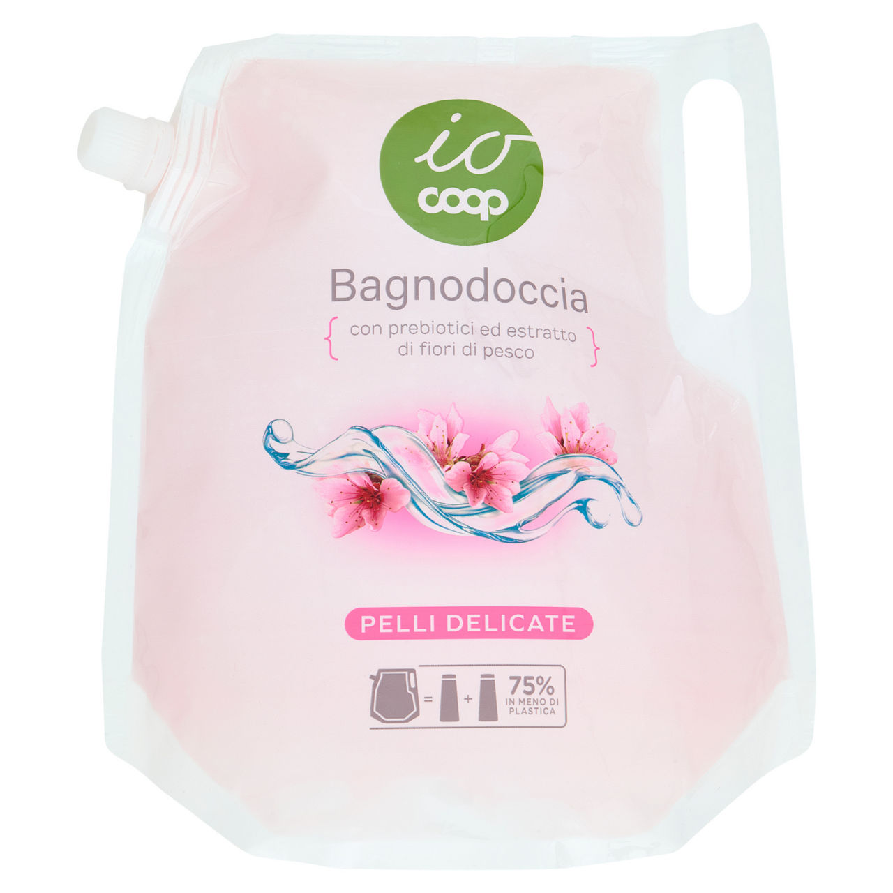 Ricarica bagnodoccia pelli delicate io coop ml 1000 - Immagine 01