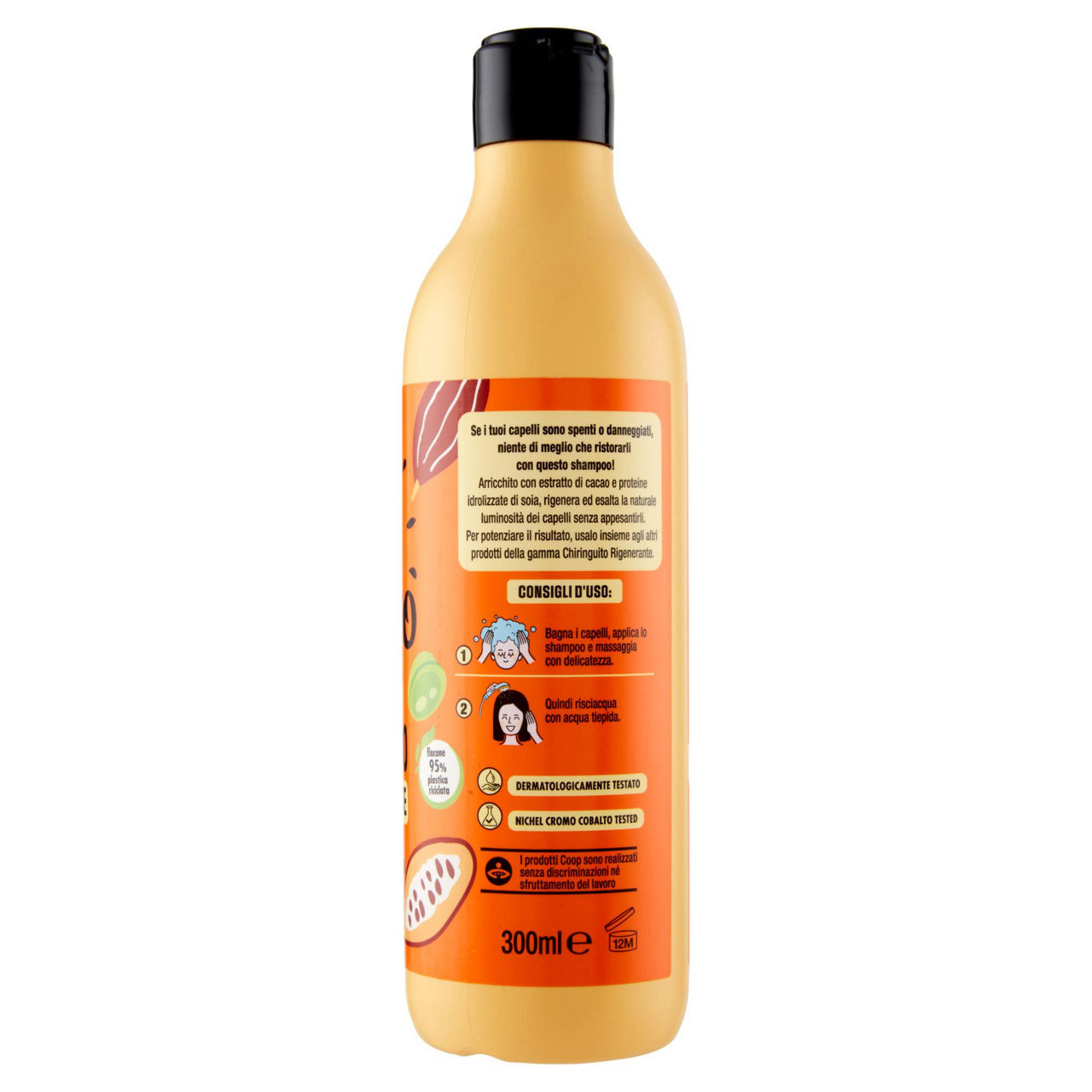 Shampoo rigenerante cacao e proteine di soia chiringuito coop ml 300 - Immagine 31