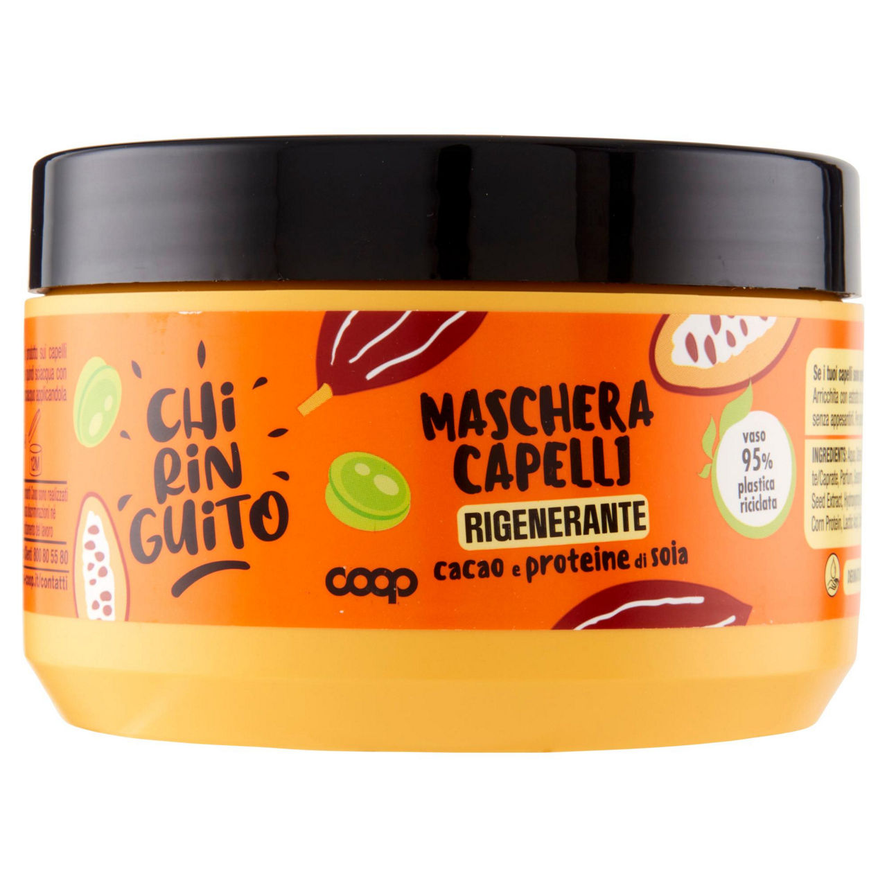 Maschera capelli rigenerante cacao e proteine di soia chiringuito coop ml 350 - Immagine 21