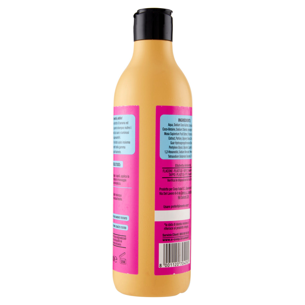 Shampoo nutriente banana ed estratto di grano chiringuito coop ml 300 - Immagine 11