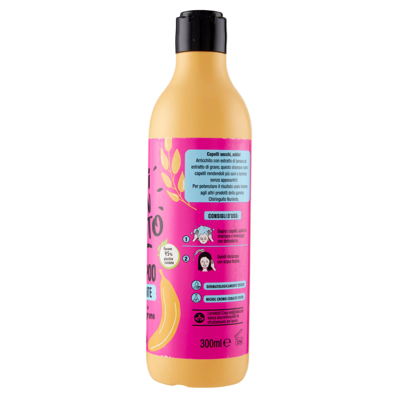 Shampoo nutriente banana ed estratto di grano chiringuito coop ml 300 - Immagine 21