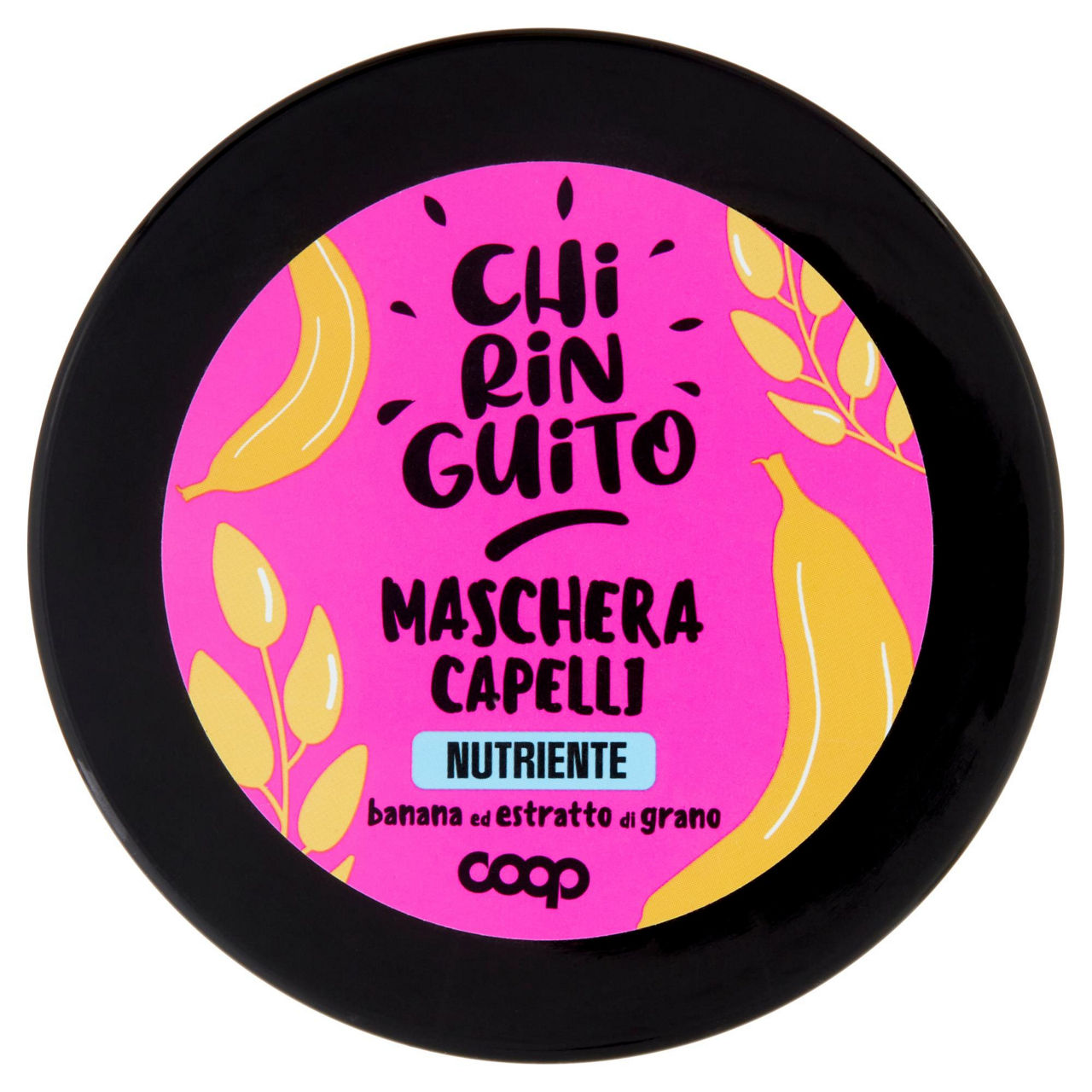 Maschera capelli nutriente banana ed estratto di grano chiringuito coop ml 350