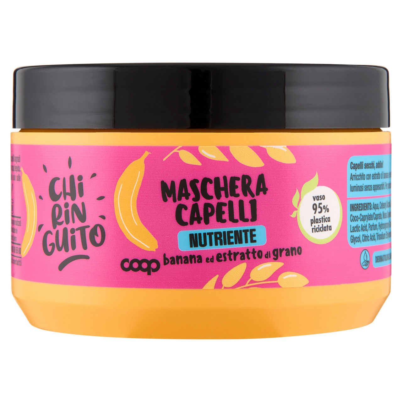 Maschera capelli nutriente banana ed estratto di grano chiringuito coop ml 350 - Immagine 11