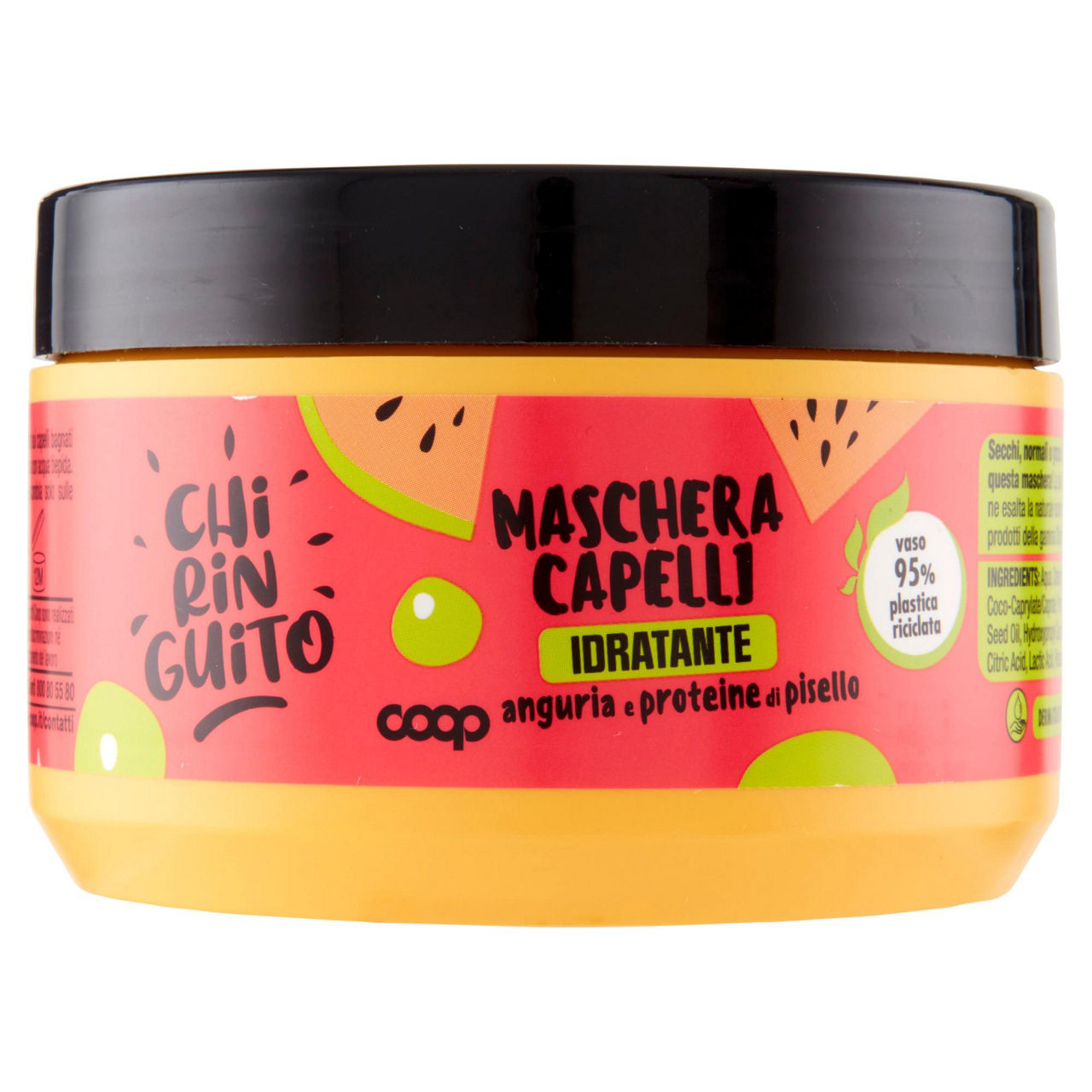 Maschera capelli idratante anguria e proteine di pisello chiringuito coop ml 350 - Immagine 31