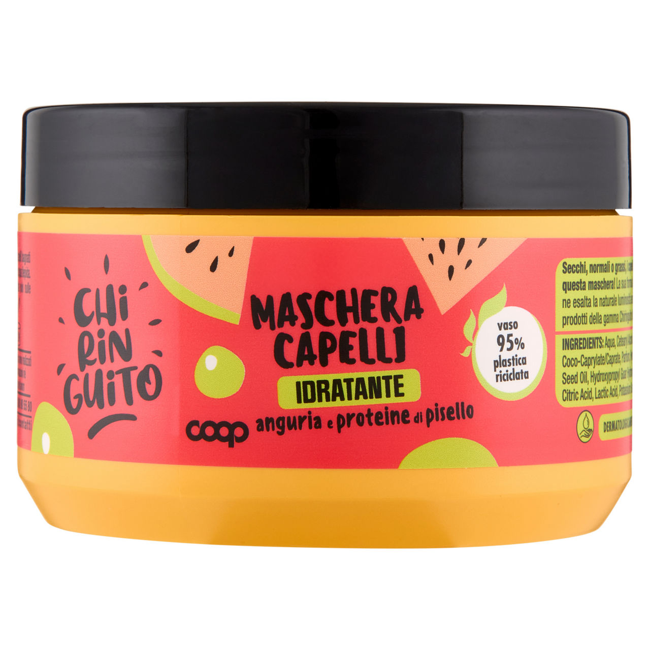 Maschera capelli idratante anguria e proteine di pisello chiringuito coop ml 350 - Immagine 11