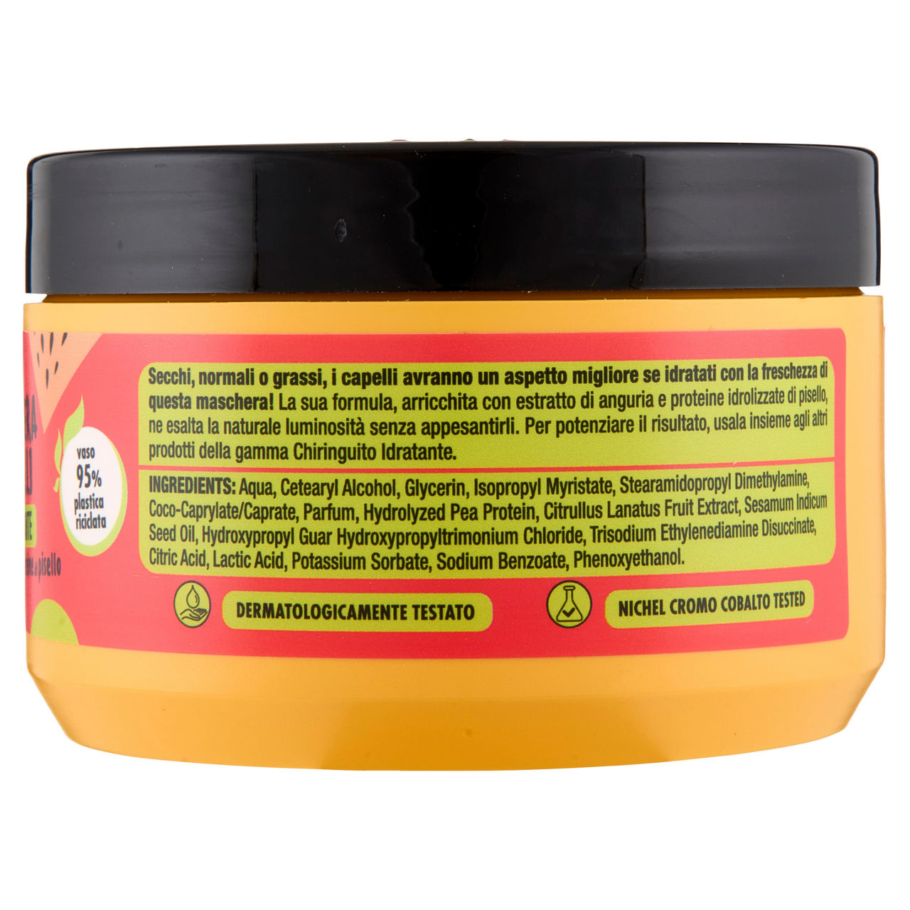 Maschera capelli idratante anguria e proteine di pisello chiringuito coop ml 350 - Immagine 111